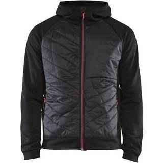 Blåkläder 3463 Hybrid Sweatshirt / Hybrid Sweatshirt - L - Sort/Rød