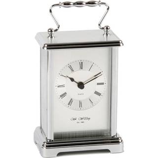 Widdop Silver Tone Carriage Clock - C1830