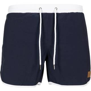 Urban Classics Retro Badeshorts Navy/white