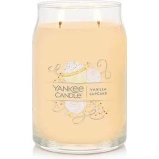 Yankee Candle Vanilla cupcake Duftende signatur 20 oz stor krukke 2-wick stearinlys over 60 timers forbr?ndingstid