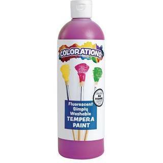 Farvning - FSWTPU VASKABEL TEMPALER 16 fl oz fluorescerende lilla neon Ikke -toksisk levende fed