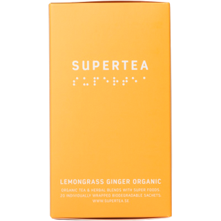 Teministeriet Supertea Lemongrass Ginger Organic (20 breve)