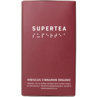 Teministeriet Supertea Hibiscus Cinnamon Organic - 20 breve