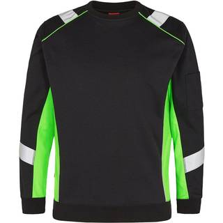 ENGEL Cargo sweatshirt Sort/Gul 8871-257 S