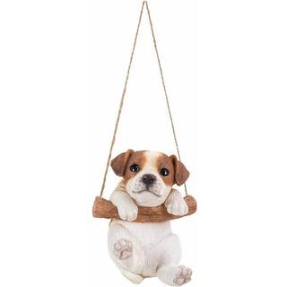 Hi-line gave Ltd Hanging Pet Pals Jack Russell Terrier Puppy 5-tommer h?jde indend?rs udend?rs statue figur