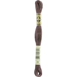 DMC Mouliné Spécial 25 Broderigarn - Farve 09 Sortbrun