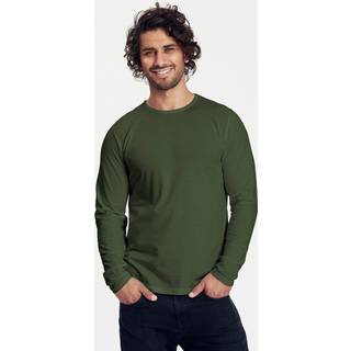 Neutral Langærmet T-Shirt Oliven