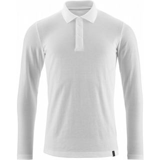 MASCOT CROSSOVER poloshirt, langærmet, hvid - 2XL