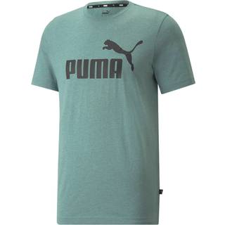 PUMA Herren T-Shirt grau Baumwolle & Mix uni mit Motiv