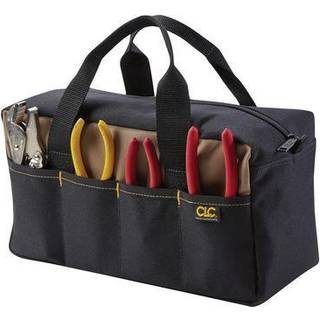 CLC 5,5 in. W x 6 in. H Polyester Tool tote 8 Pocket Black/Tan 1 Pc.