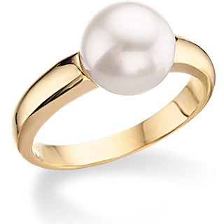 Ferskvandsperle 14 Karat Guld Ring fra Scrouples 710915