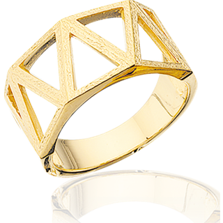 Scrouples Wish Ring i Forgyldt Sølv W7272