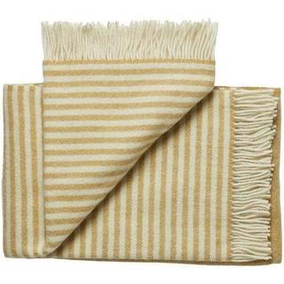 Silkeborg Uldspinderi - Plaid - Bogø - Sunshine Yellow/Gul - 140x240 cm