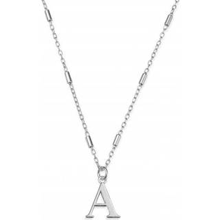 ChloBo Silver Iconic Initial Necklace - Letter D - 47cm