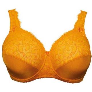 Plaisir Beate Plain BH med bøjle, orange, Størrelse: 110H, Dame
