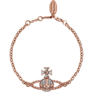 Vivienne Westwood Gold Mayfair Bas Relief Bracelet - 17.5cm