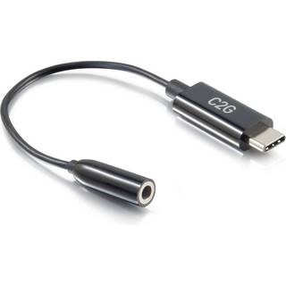 C2G Cbl/USB C to AUX 3.5mm Adapter