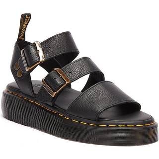 Dr. Martens Dr. Martens Black Gryphon Quad Pisa Leather Sandals