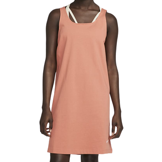 Nike NSW Jersey Tank Top Dress Madder Root/ White XS - White - XS