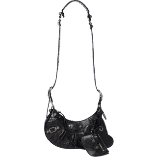 Balenciaga Le Cagole XS leather shoulder bag - black - One Size