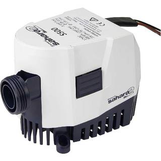 Dykpumpe Attwood Sahara Mk2 S500 GPH (28 liter/min), 12 V, automatisk driftstart, med niveauføler