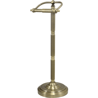 Kingston Brass CC2103 georgiansk fritstående toiletpapirholder, antik finish med vægtet bund - traditionelt badeværelsestilbehør