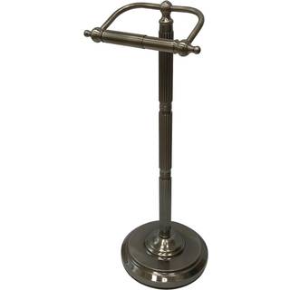 Kingston Brass CC2104 Georgisk fritst?ende toiletpapirindehaver sort rustfri rustfrit