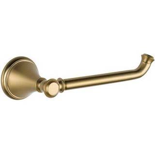 Delta Faucet 79750-CZ Cassidy Wall Monteret enkelt post toiletpapirholder i Champagne Bronze Bath tilbeh?r