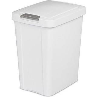 Sterilit 10438004 7.5GAL28L WHT Touch Can 7.5 Gallon White