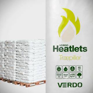 Heatlets træpiller 8 mm 900 kg.