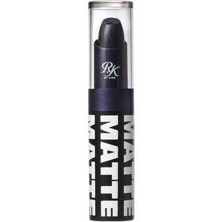 Ruby Kisses Lipstick Matte Finish Langvarig meget pigmenteret glat Anvend fuld d?kning Lip Color Makeup (Black & Blue)