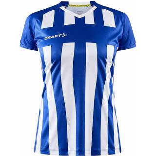 Craft 1910176 progress 2.0 stripe jersey w Kvinde Club Cobolt/White L