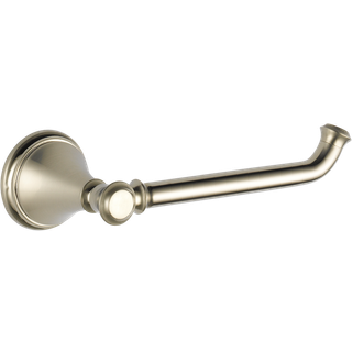 Delta Cassidy (1-Pack) Toiletpapirholder Brilliance Rustfrit stl tissuerulleholder til badevrelsesorganisering og opbevaring Enkeltstolpe toile