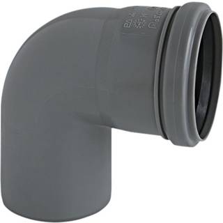 Nicoll HTP afløbsbøjning 88° Ø50 mm grå