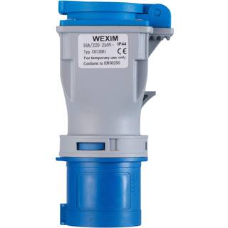 Adaptor CEE230V/16A til DK230V