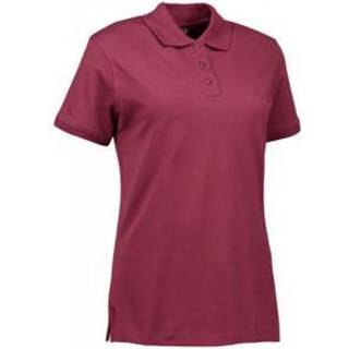 ID 0527 Poloshirt stretch dame Bordeaux XL