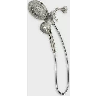 Moen engagerer Magnetix spot modstå børstet nikkel 2-i-1 combo regnbrusebad med aftagelig håndholdt brusespray med magnetisk docking-system 26009