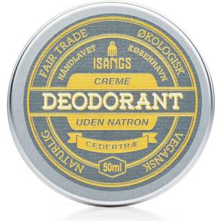 Isangs Creme Deodorant uden Natron, Cedertræ, 50 ml.