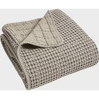 Levtex Home - Mills Waffle - Kast - Taupe Cotton Waffle - Kast størrelse 50 x 60in.