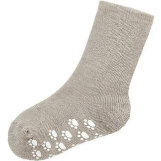 Joha uldstrømper i beige med anti-slip 23/26