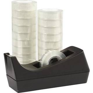 Praktisk Borddispenser med 20 Ruller Tape, 15 mm