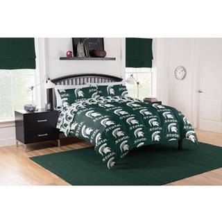 Michigan State Spartans Queen Bed in A Bag Set 86 """" X 86 """"