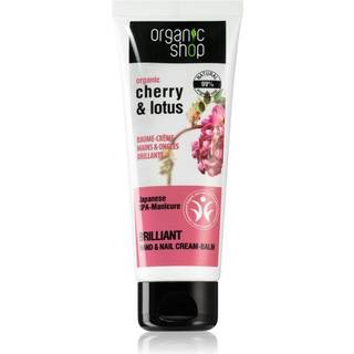 Organic Shop Cherry & Lotus Forstærkende balsam til hænder og negle 75 ml - 75 ml