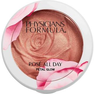 L?gerformel Ros? Hele dagen Highlighter Blush Face Powder Blush Petal Glow Shimmering Rose Dermatologist testet klinisk testet klinisk testet