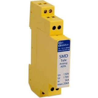 Dan-delektron Transientbesk. tele analog/adsl 1p din