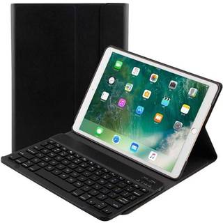 iPad 10.2 (2019 / 2020 / 2021) - Bluetooth/trådløs Tastatur DANSK layout m/aftagelig etui/cover - Sort