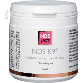 NDS K9 Multivitamin/mineral Hund og Kat (100 gr.)