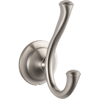 Delta Faucet Linden Wall Monteret dobbelth?ndkl?de Hook in Brilliance Rustfrit st?l Badetilbeh?r