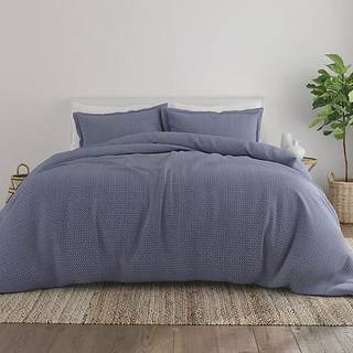 Linenmarked Twin Duvet Cover til Twin (Navy) -Oplev hotellignende komfort med uovertruffen blødhed udsøgte udskrifter og solide farver til et drø