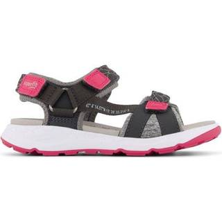 Superfit Criss Cross Sandaler, Grey/Pink, Str. 28